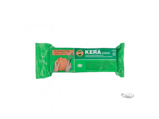 Keramická modelovací hmota Keraplast terakota 1000g