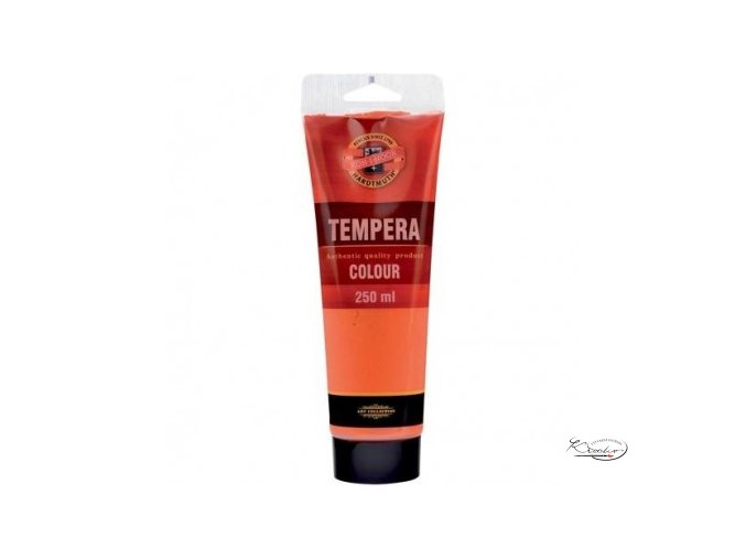 Tempera KIN 250 ml 1300 Rumělka červená