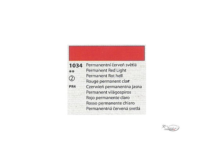 Tempera Umton 35 ml - 1034 Permanentní červeň světlá