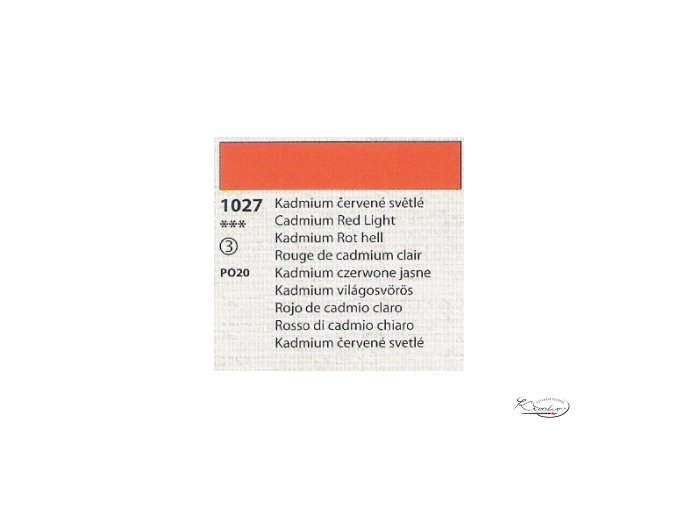 Tempera Umton 35 ml - 1027 Kadmium červené světlé