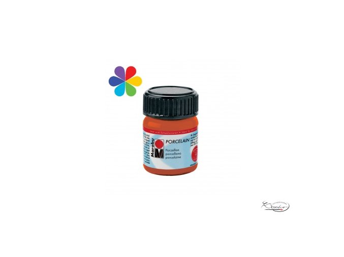 Porcelain Marabu 15 ml - 013 Oranžová