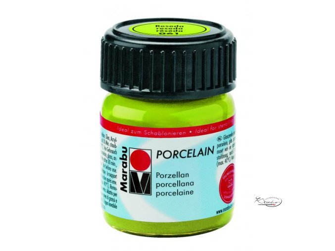 Porcelain Marabu 15 ml - 061 Světle zelená rezeda