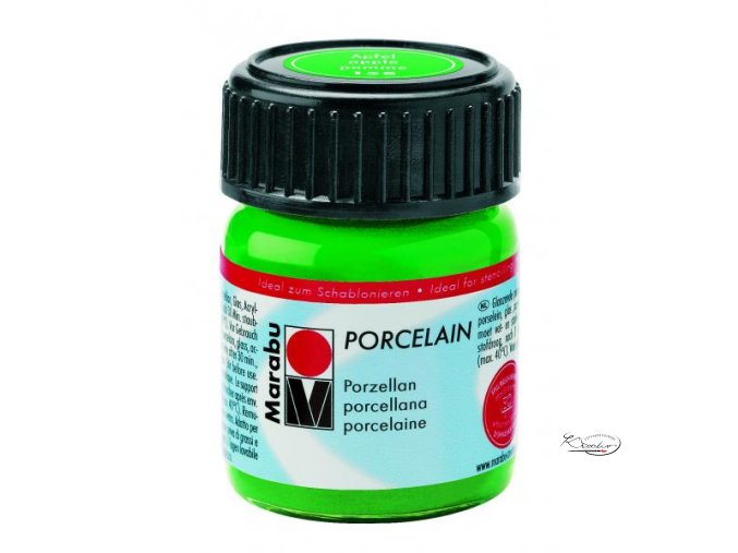 Porcelain Marabu 15 ml - 158 Zelené jablko