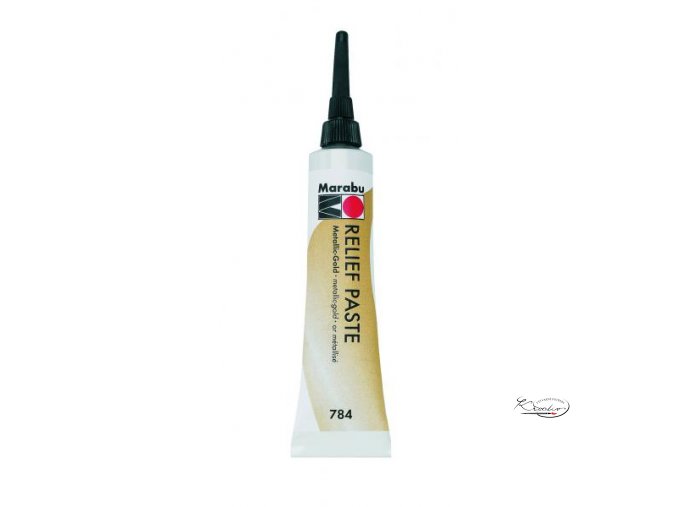 Reliéfní pasta Marabu 20 ml - 784 Zlatá metalická