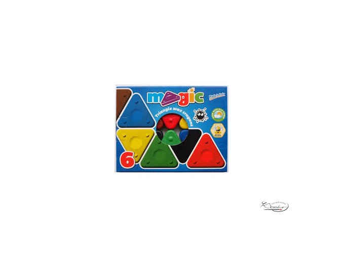 Magic Triangle wax crayon 6