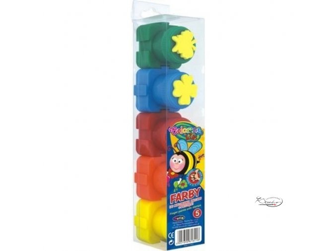 Prstové barvy Colorino Kids 5 x 20ml
