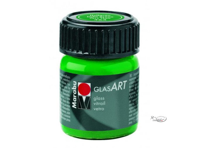 GlasArt Marabu 15 ml - 463 Zelená světlá