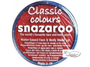 Barva na obličej Snazaroo 18ml - 055 Červená