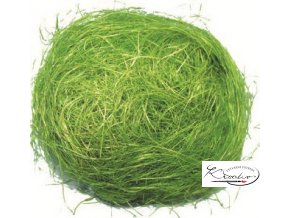 Dekorační sisal 30g - zelený