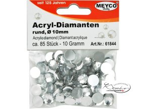 Dekorační diamanty Meyco - 85 ks / 10 mm