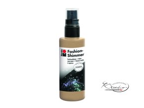 Fashion Spray Shimmer Marabu 100 ml - 583 Třpytivá Zlatá