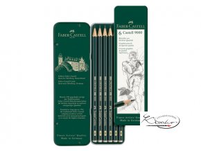 Sada grafitových tužek Faber-Castell 6 ks