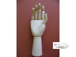 Dřevěná ruka kloubová 24cm