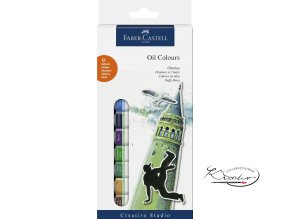 Sada olejových barev Faber-Castell 12x12ml