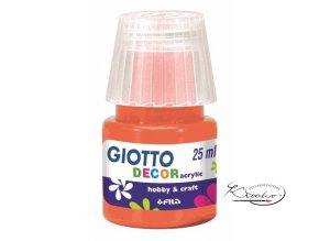 Akrylová barva Giotto Decor Matt 25ml - oranžová