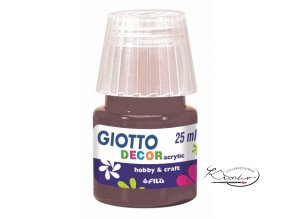 Akrylová barva Giotto Decor Matt 25ml - hnědá