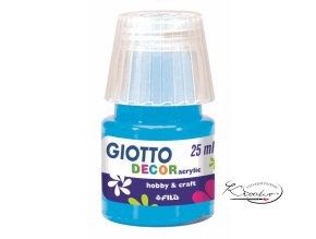 Akrylová barva Giotto Decor Matt 25ml - modrá nebeská