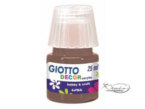 Akrylová barva Giotto Decor Matt 25ml - hnědá světlá