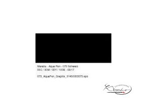 AQUA PEN Graphix - 073 černá