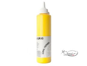 Akrylová barva LUKAS "Cryl Terzia" 500ml - Kadmium žluté světlé