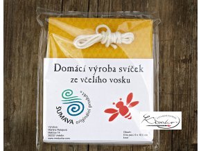Domácí výroba svíček ze včelího vosku