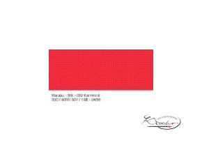 Silk Marabu č. 032 Carmine Red barva na hedvábí 50ml