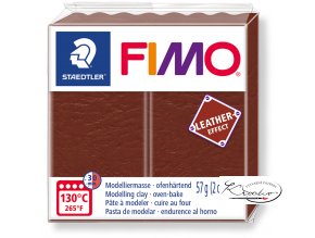 Fimo Effect Leather - 779 oříšková