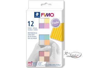 Fimo Soft sada - 12 x 25 g Pastel