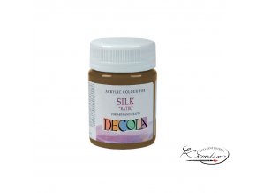 Akrylová barva na hedvábí Deco Batik 50 ml - 419 Brown