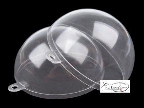 Plastová koule dvoudílná 8 cm