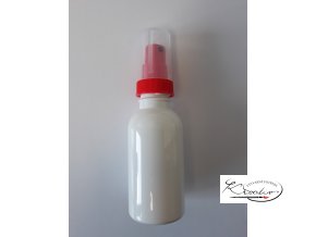 vrchí červený 28mm bílá lahev