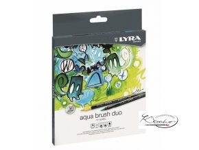 Sada uměleckých fixů LYRA Aqua Brush Duo 12