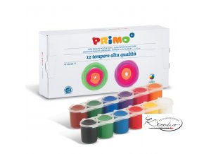 Temperové barvy PRIMO 12 x 25 ml
