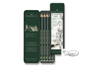 Sada grafitových tužek Faber-Castell Jumbo 5