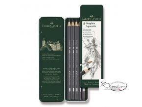 Sada grafitových akvarelových tužek Faber-Castell 5