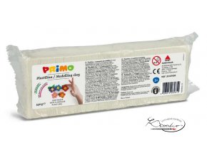 Plastelína Primo 550 g - bílá