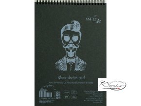 Blok Black Sketch Pad A4
