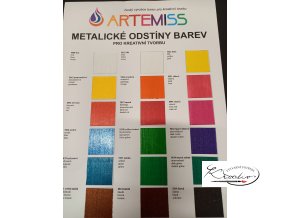 Metalická univerzální barva ArteMiss 40 g