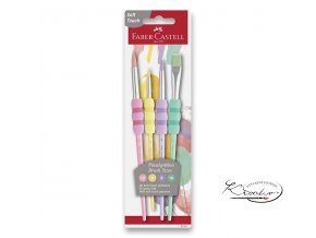 Štětce Faber - Castell Soft Touch  4 ks