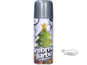 Dekorační sprej 250 ml - stříbrný