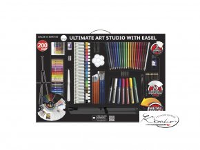 Velká výtvarná sada Daler-Rowney - Art Easel Studio Set - 200 ks