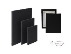 Plátno malířské - 40 x 50 cm - černé