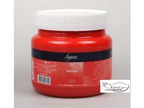 Akrylová barva Ladoga 500 ml - červená