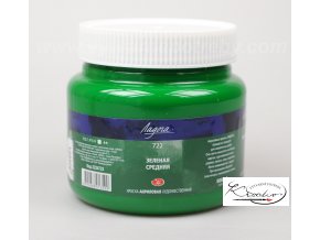 Akrylová barva Ladoga 500 ml  - zelená střední