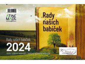 Kalendář 2024 Rady našich babiček, stolní, týdenní, 225 x 150 mm