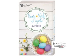 Gelové barvy na vajíčka - glitrové