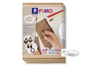 Fimo Soft sada Jak vyrobit DŘEVĚNÝ EFEKT