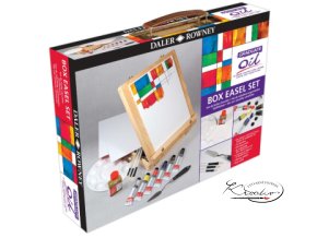Sada uměleckých olejových barev Daler Rowney Graduate v dřevěném kufříku