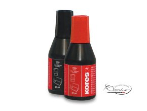 Razítkovací barva Kores 28 ml - černá