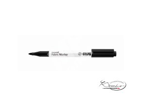 Popisovač na textil Monami Fabric Marker 470, brush - černý